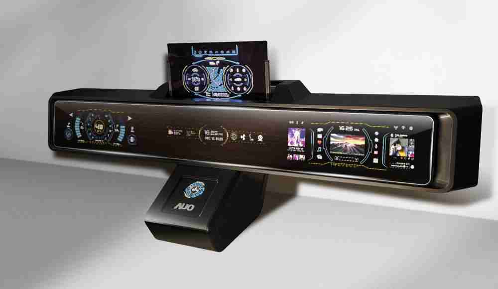 NG大舞台Micro LED沉浸式车舱显示方案结合 可卷式、、、、可伸缩的Micro LED应用并可呈现不同的质感纹路，，，展现人性化设计